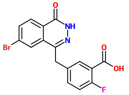(image for) MC021904 Benzoic acid,5-[(7-bromo-3,4-dihydro-4-oxo-1-phthalazinyl)methyl}-2-fluoro-